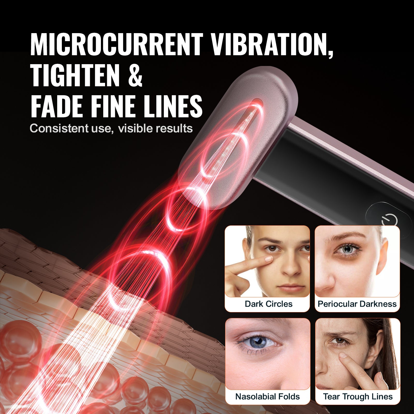 Red Light Therapy Wand For Face by Viollare - Viollare