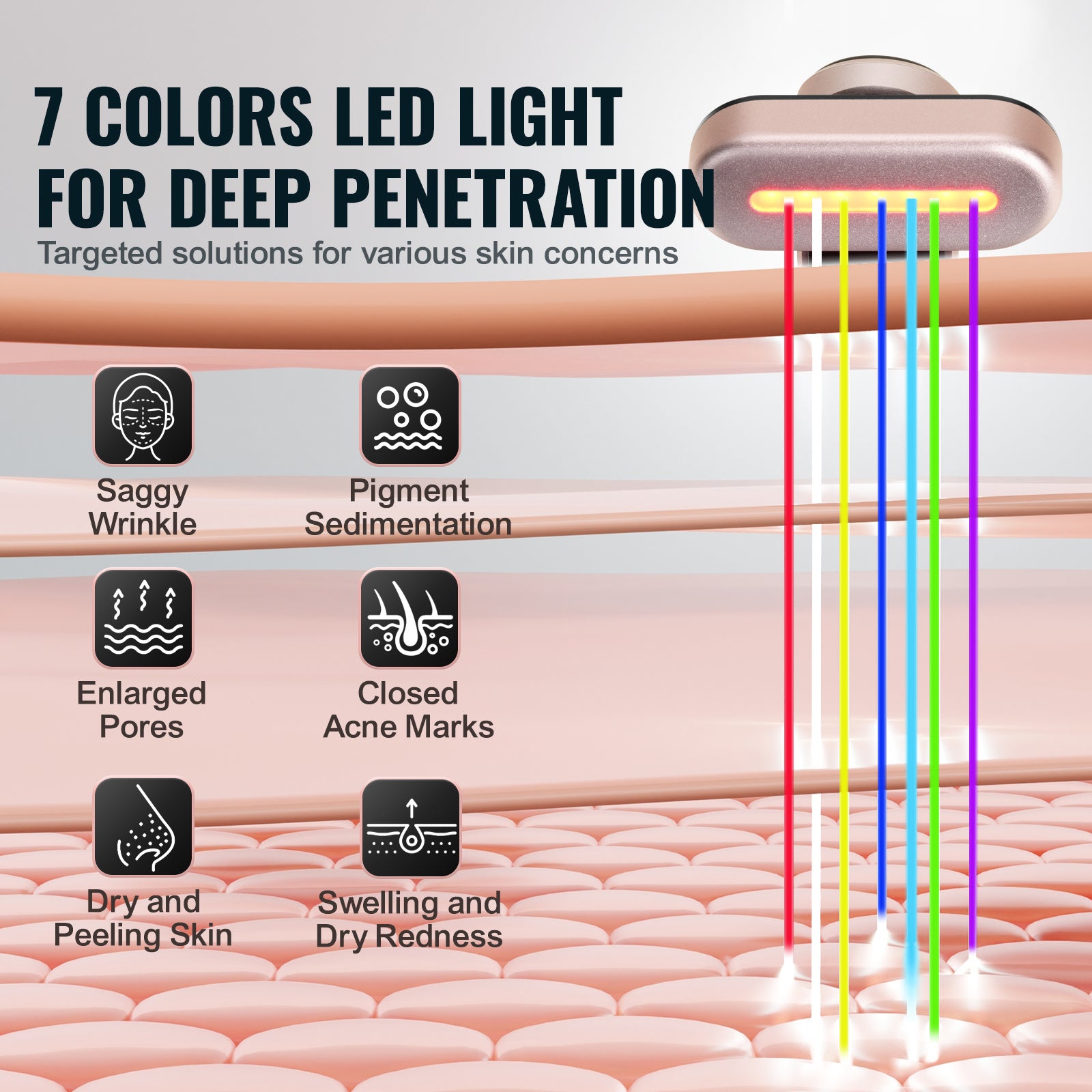 Red Light Therapy Wand For Face by Viollare - Viollare